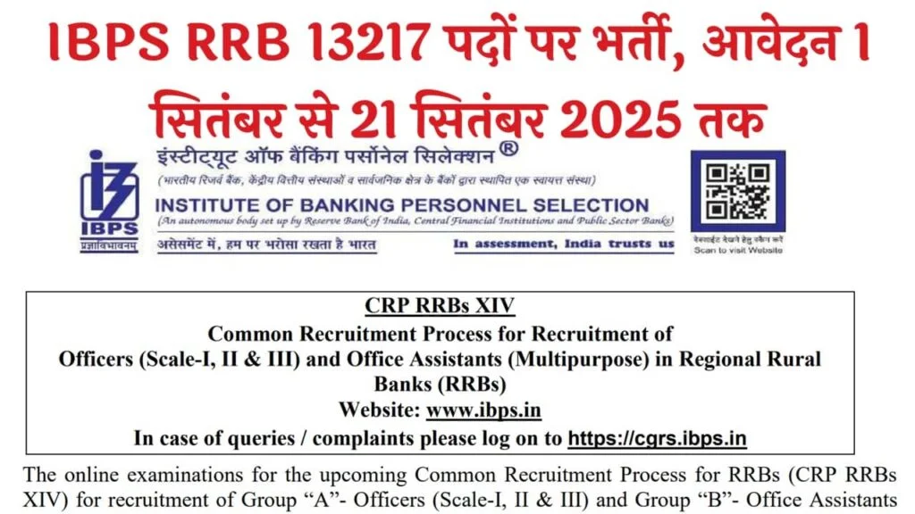 IBPS RRB XIV Recruitment 2025